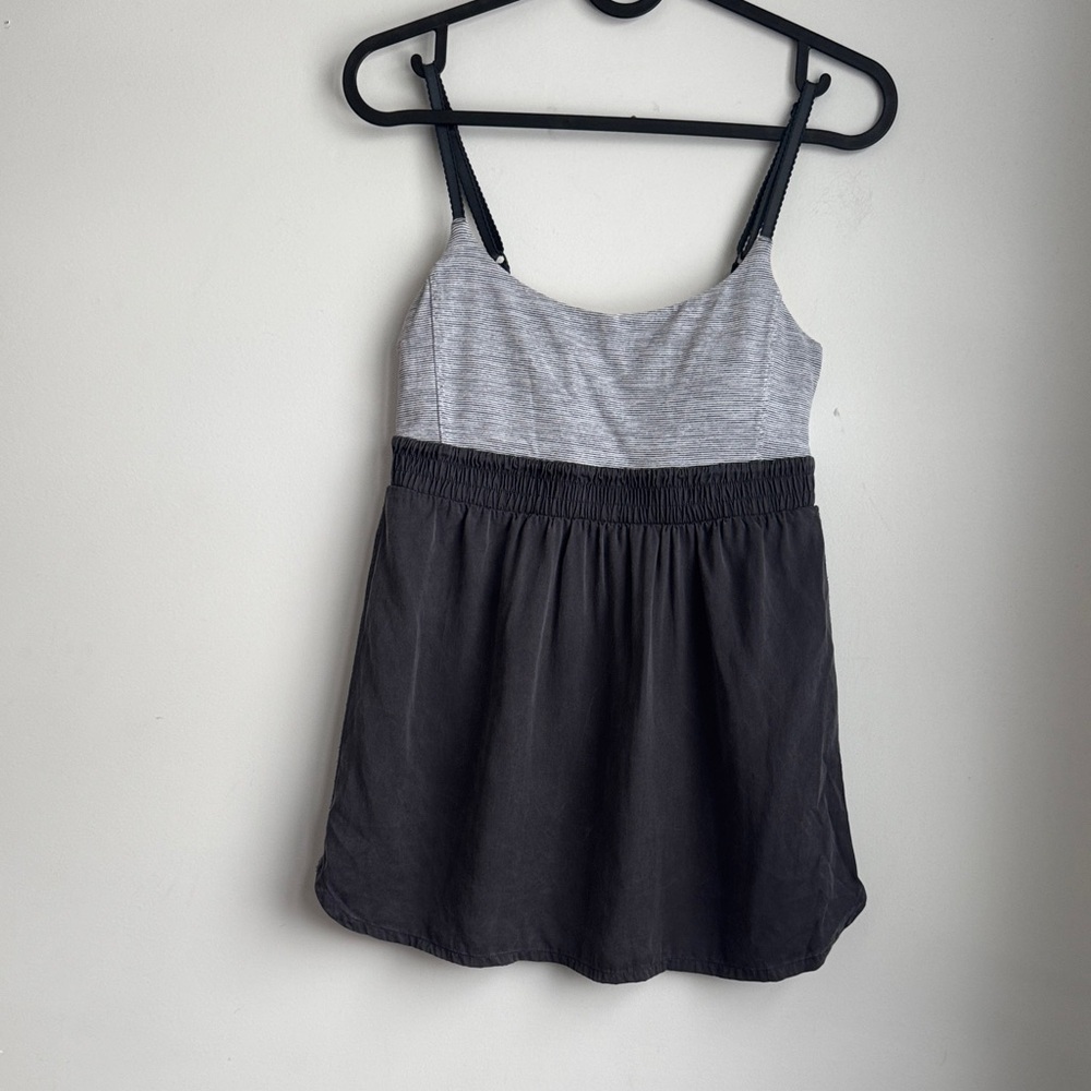 Lululemon Bliss Tank Wee Stripe/ Washed Grey